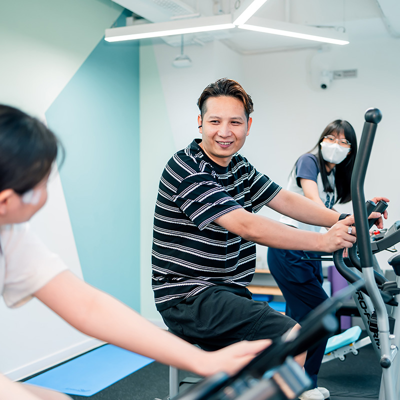 Fitness Room: Equipped with a range of fitness equipment, including emerging sports facilities such as floor curling, to encourage active and healthy lifestyles.